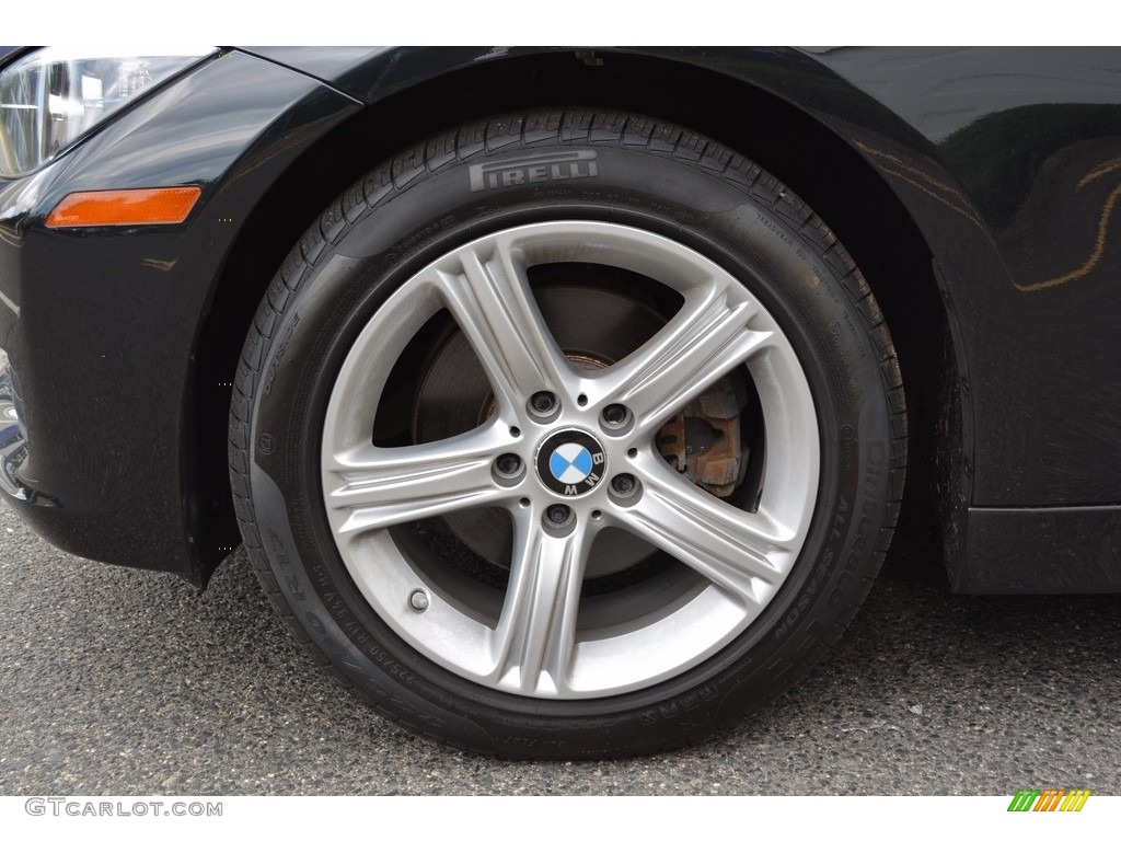 2014 3 Series 328i xDrive Sedan - Black Sapphire Metallic / Black photo #28