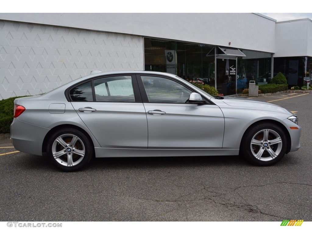 2014 3 Series 328i xDrive Sedan - Glacier Silver Metallic / Black photo #2