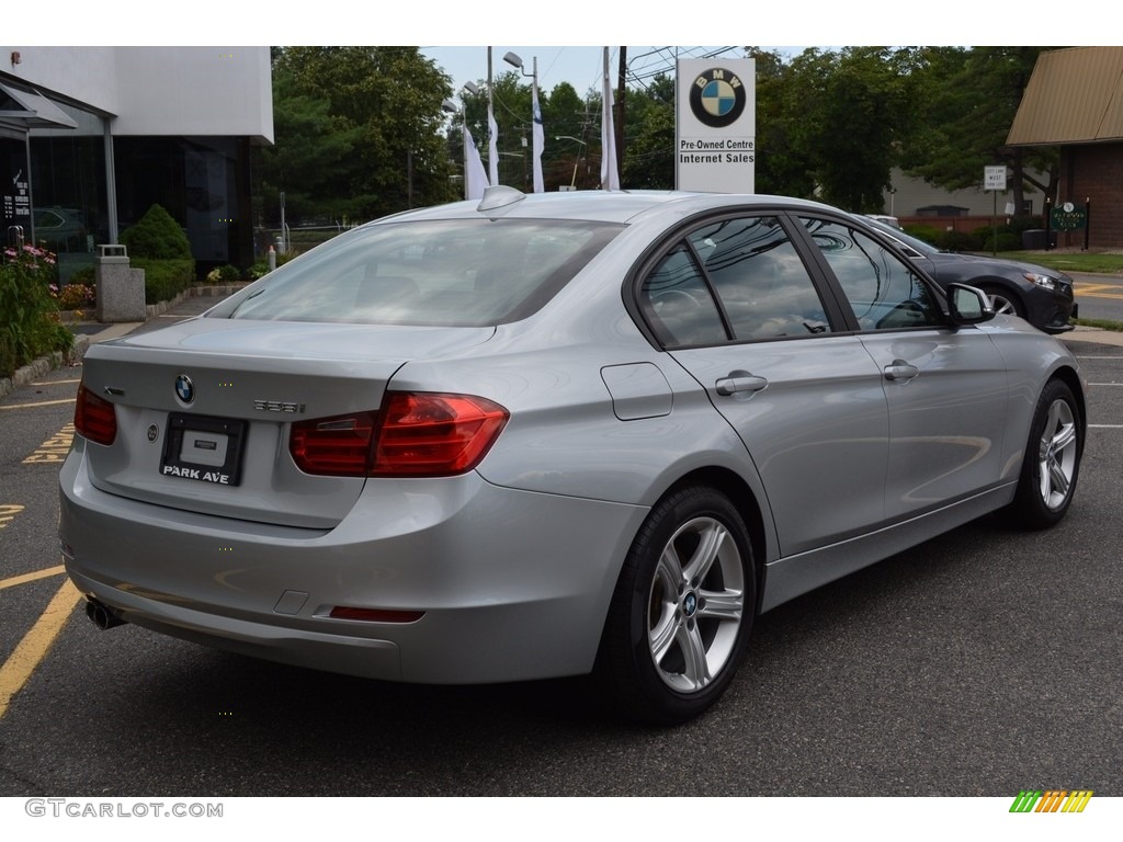 2014 3 Series 328i xDrive Sedan - Glacier Silver Metallic / Black photo #3