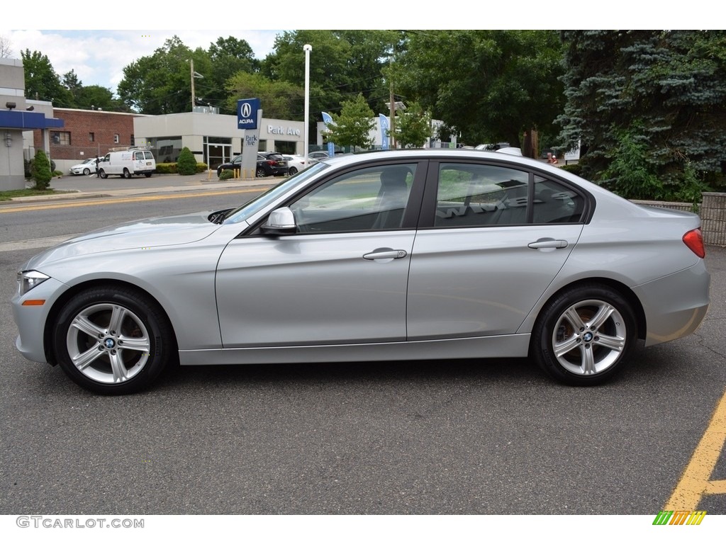 2014 3 Series 328i xDrive Sedan - Glacier Silver Metallic / Black photo #5
