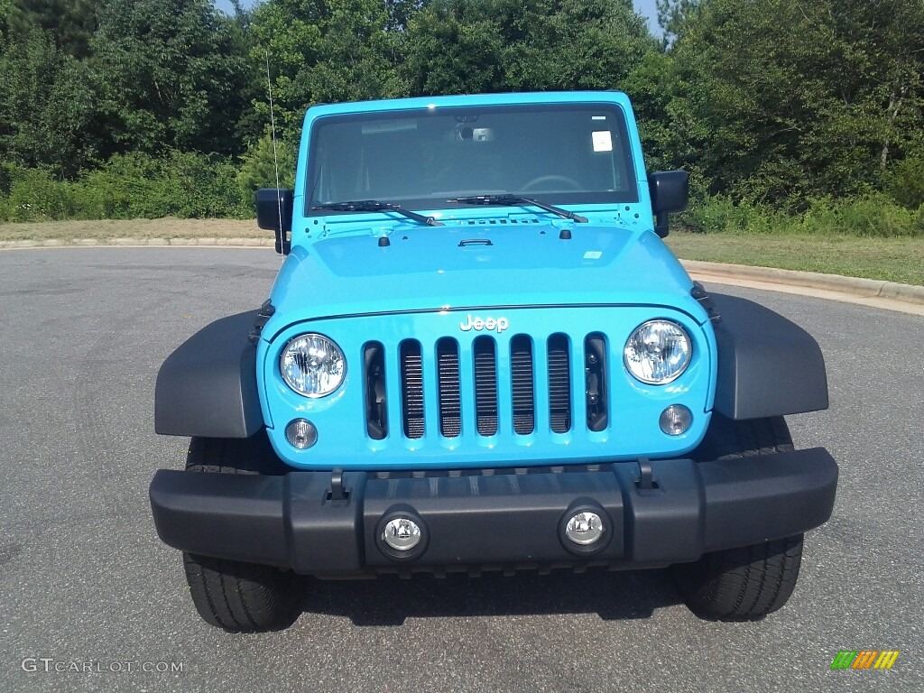 2017 Wrangler Unlimited Sport 4x4 - Chief Blue / Black photo #3