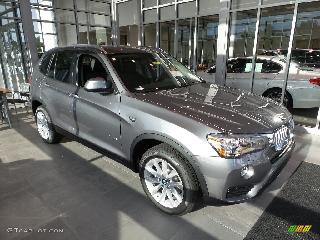 2017 X3 xDrive28i - Space Gray Metallic / Black photo #1