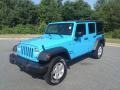2017 Chief Blue Jeep Wrangler Unlimited Sport 4x4  photo #8