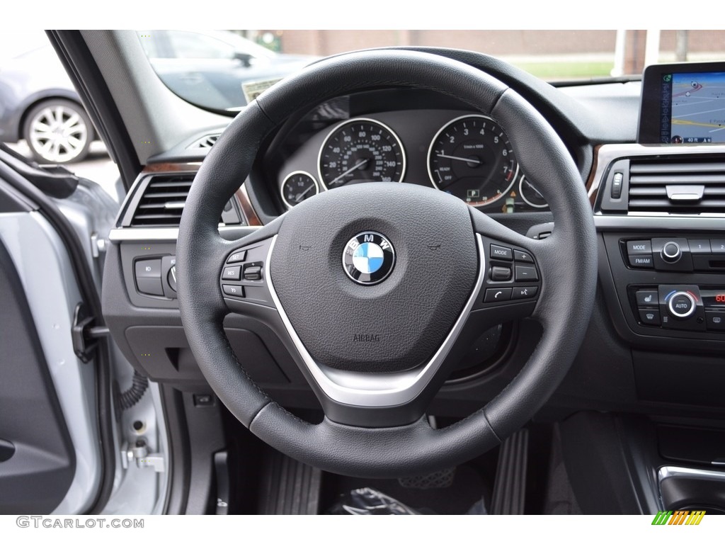 2014 3 Series 328i xDrive Sedan - Glacier Silver Metallic / Black photo #18