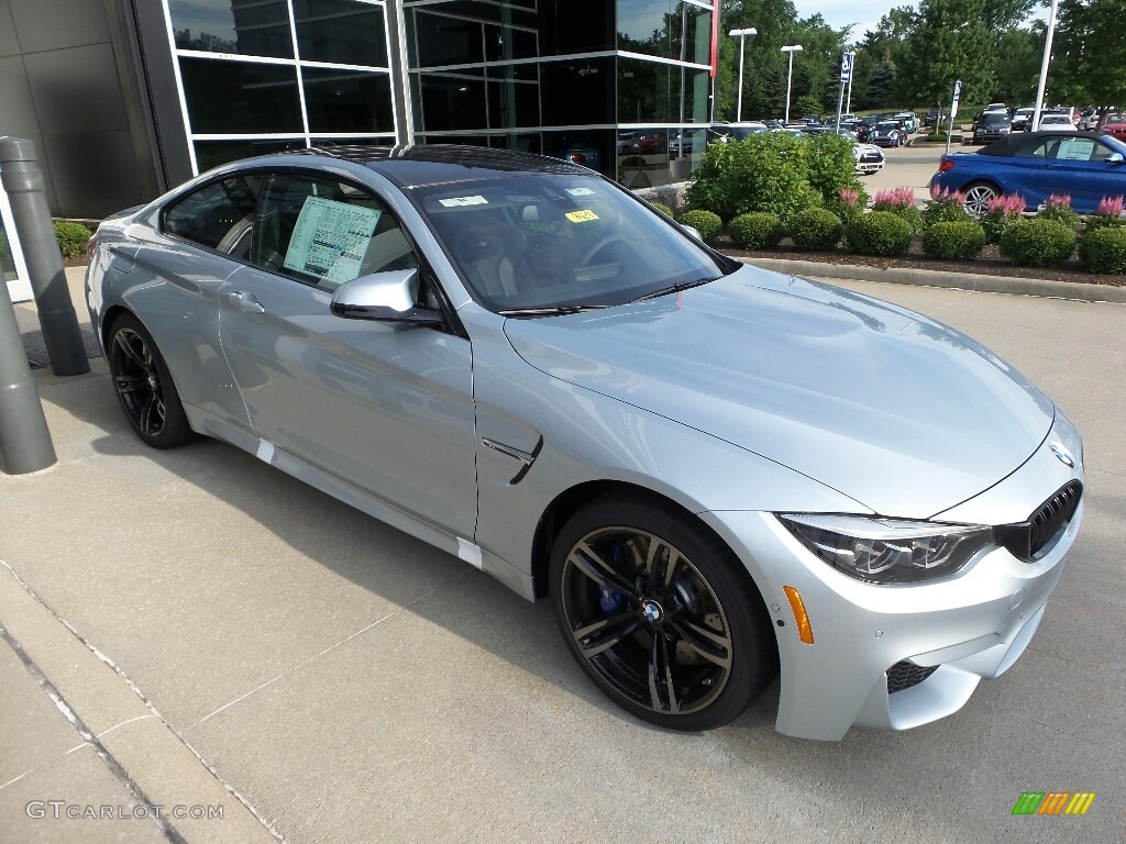 Silverstone Metallic 2018 BMW M4 Coupe Exterior Photo #121409600