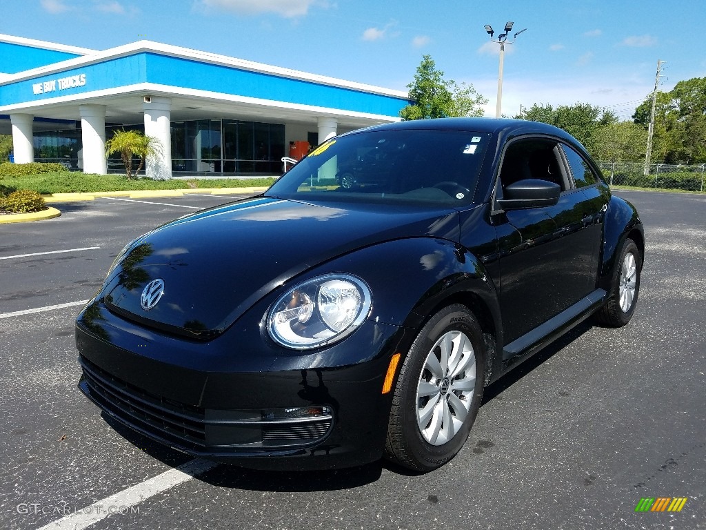 2016 Beetle 1.8T S - Deep Black Pearl / Black photo #1