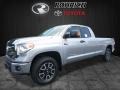 2017 Silver Sky Metallic Toyota Tundra SR5 Double Cab 4x4  photo #4