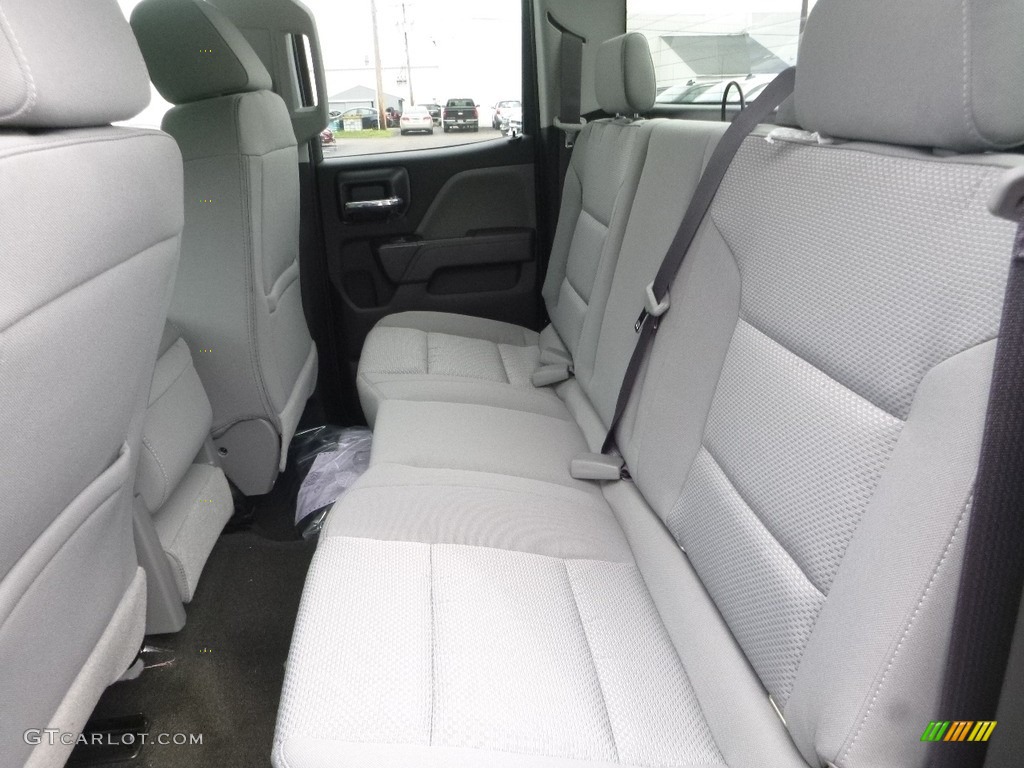 2017 Silverado 1500 Custom Double Cab 4x4 - Silver Ice Metallic / Dark Ash/Jet Black photo #13