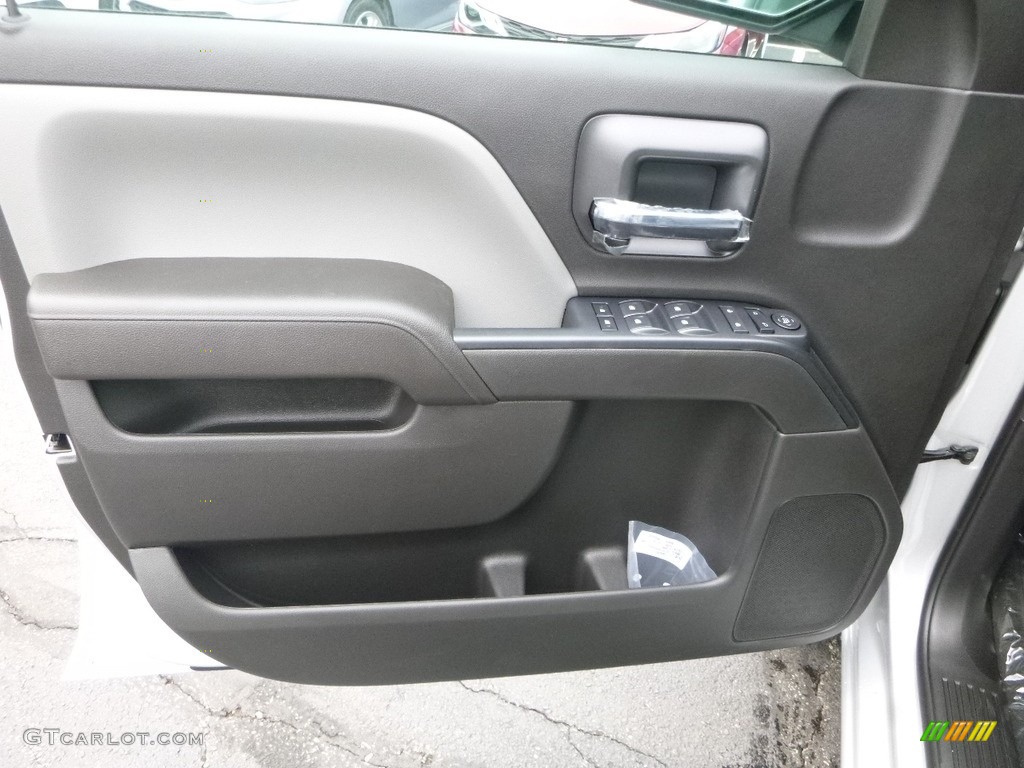 2017 Silverado 1500 Custom Double Cab 4x4 - Silver Ice Metallic / Dark Ash/Jet Black photo #15