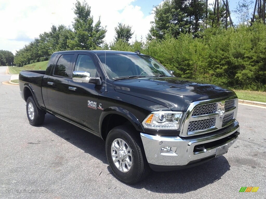 Brilliant Black Crystal Pearl 2017 Ram 2500 Laramie Mega Cab 4x4 Exterior Photo #121414055