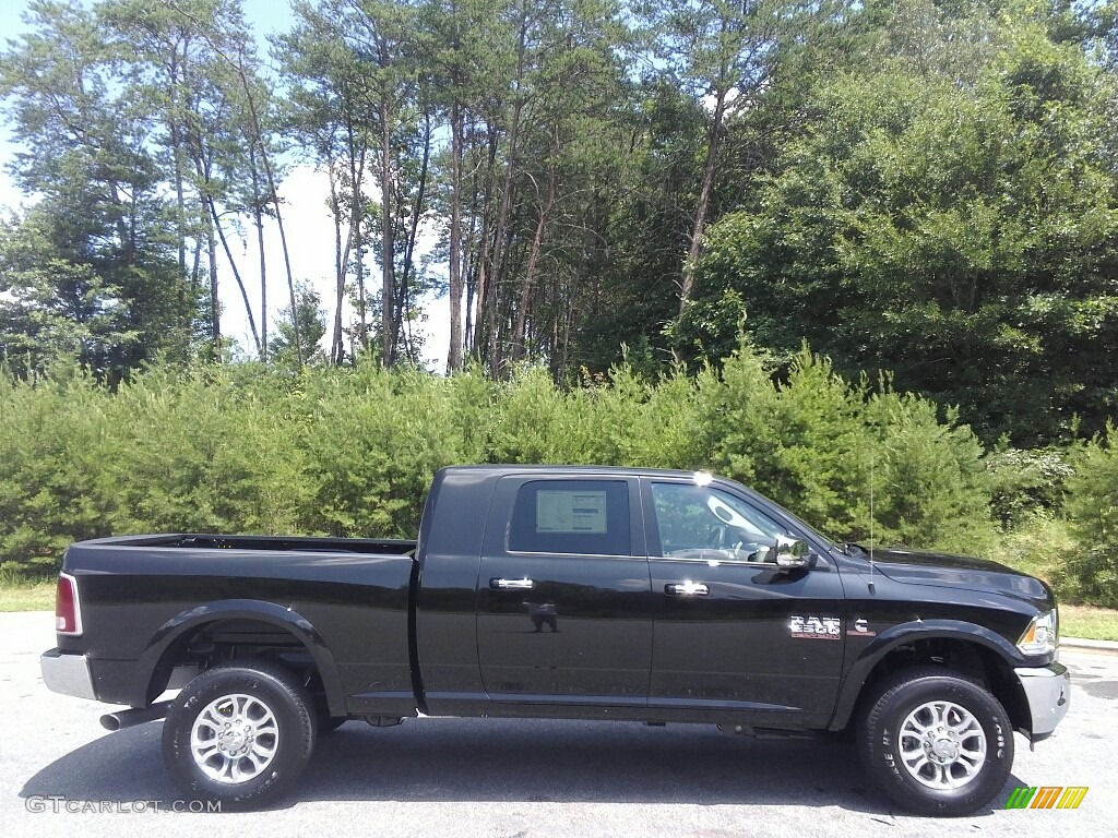 Brilliant Black Crystal Pearl 2017 Ram 2500 Laramie Mega Cab 4x4 Exterior Photo #121414100