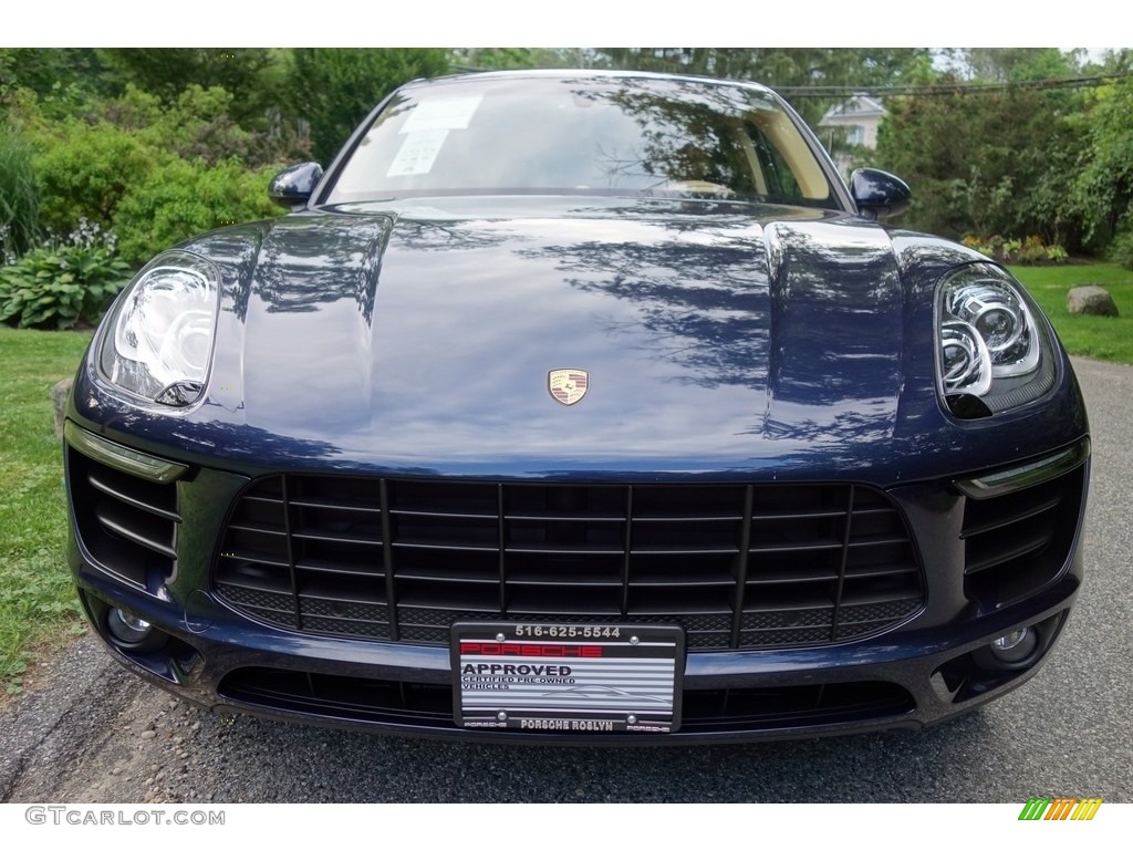 2015 Macan S - Dark Blue Metallic / Luxor Beige photo #2