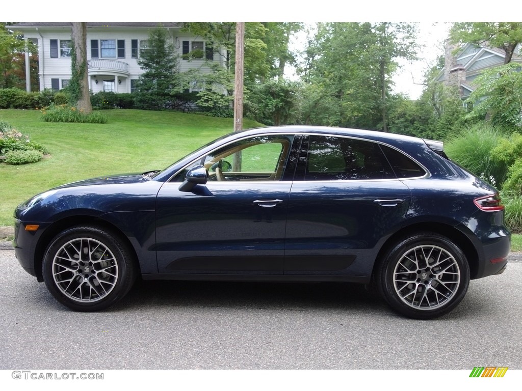 2015 Macan S - Dark Blue Metallic / Luxor Beige photo #3