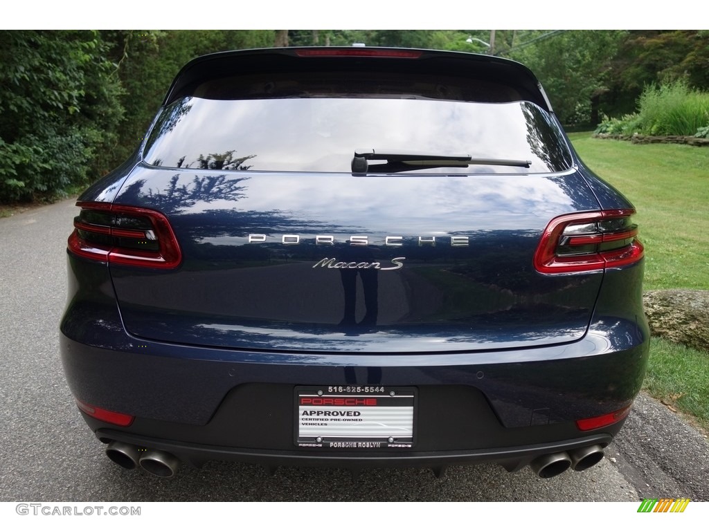 2015 Macan S - Dark Blue Metallic / Luxor Beige photo #5