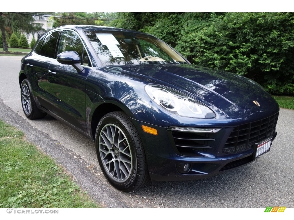 2015 Macan S - Dark Blue Metallic / Luxor Beige photo #8