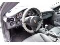 Black/Stone Grey 2011 Porsche 911 Turbo Coupe Steering Wheel