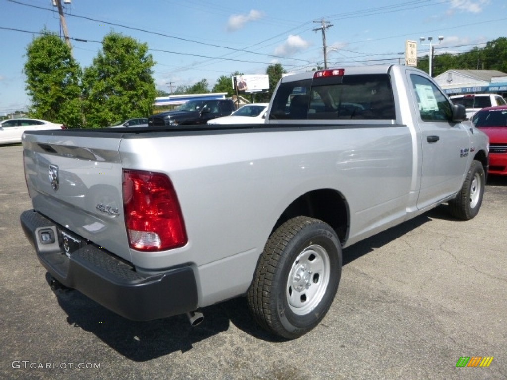 2017 1500 Tradesman Regular Cab 4x4 - Bright Silver Metallic / Black/Diesel Gray photo #5