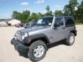 2017 Billet Silver Metallic Jeep Wrangler Sport 4x4  photo #1