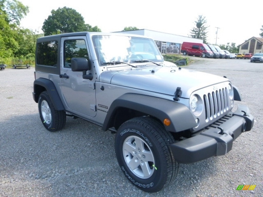 2017 Wrangler Sport 4x4 - Billet Silver Metallic / Black photo #7