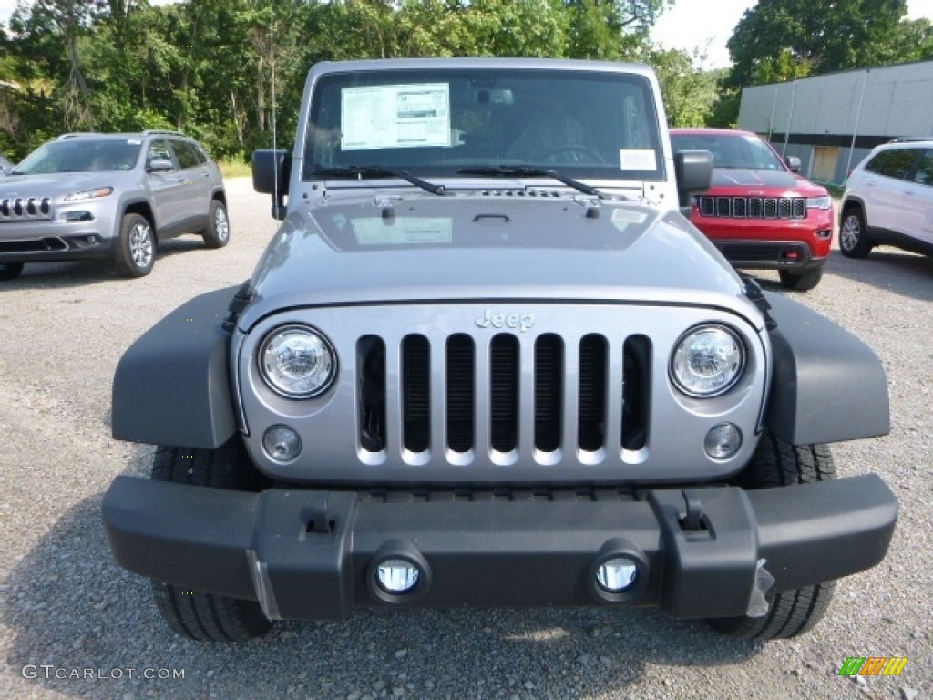 2017 Wrangler Sport 4x4 - Billet Silver Metallic / Black photo #8