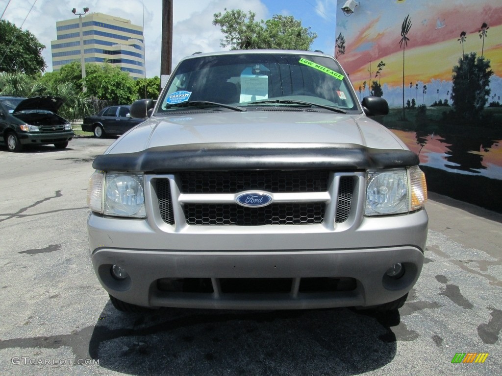 2003 Explorer Sport XLT - Silver Birch Metallic / Medium Parchment Beige photo #5