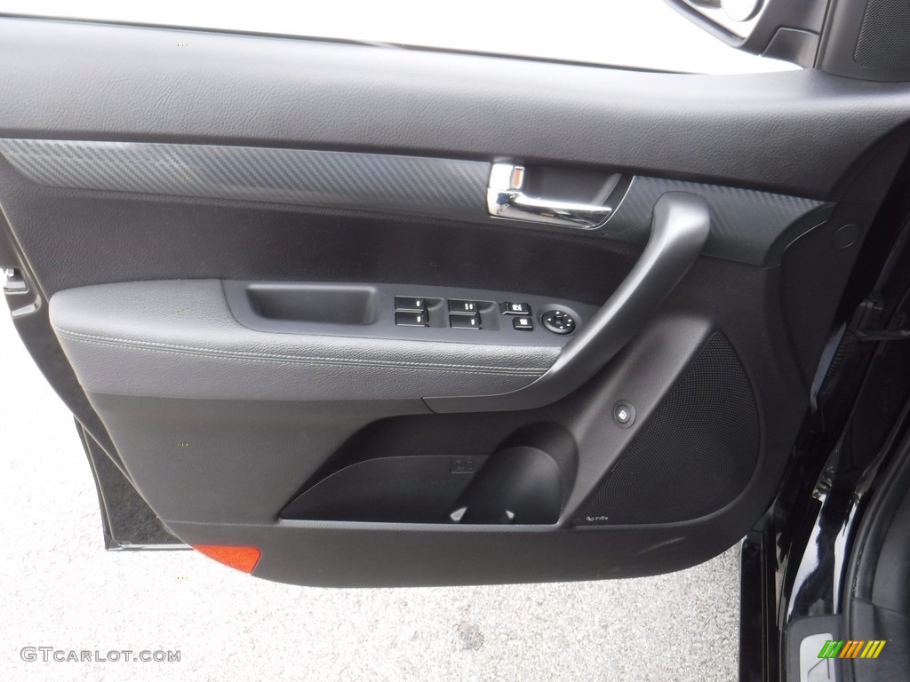 2011 Sorento SX V6 AWD - Ebony Black / Black photo #14
