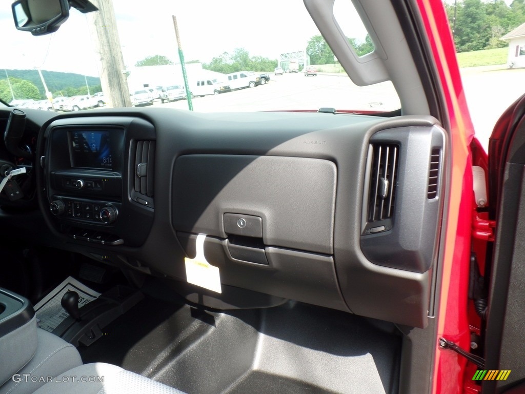 2017 Silverado 2500HD Work Truck Double Cab 4x4 - Red Hot / Dark Ash/Jet Black photo #47