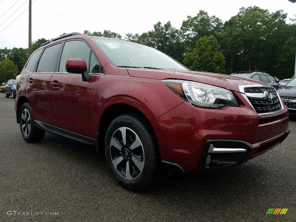 2018 Forester 2.5i Limited - Venetian Red Pearl / Platinum photo #1