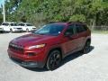 Deep Cherry Red Crystal Pearl 2017 Jeep Cherokee Sport Altitude
