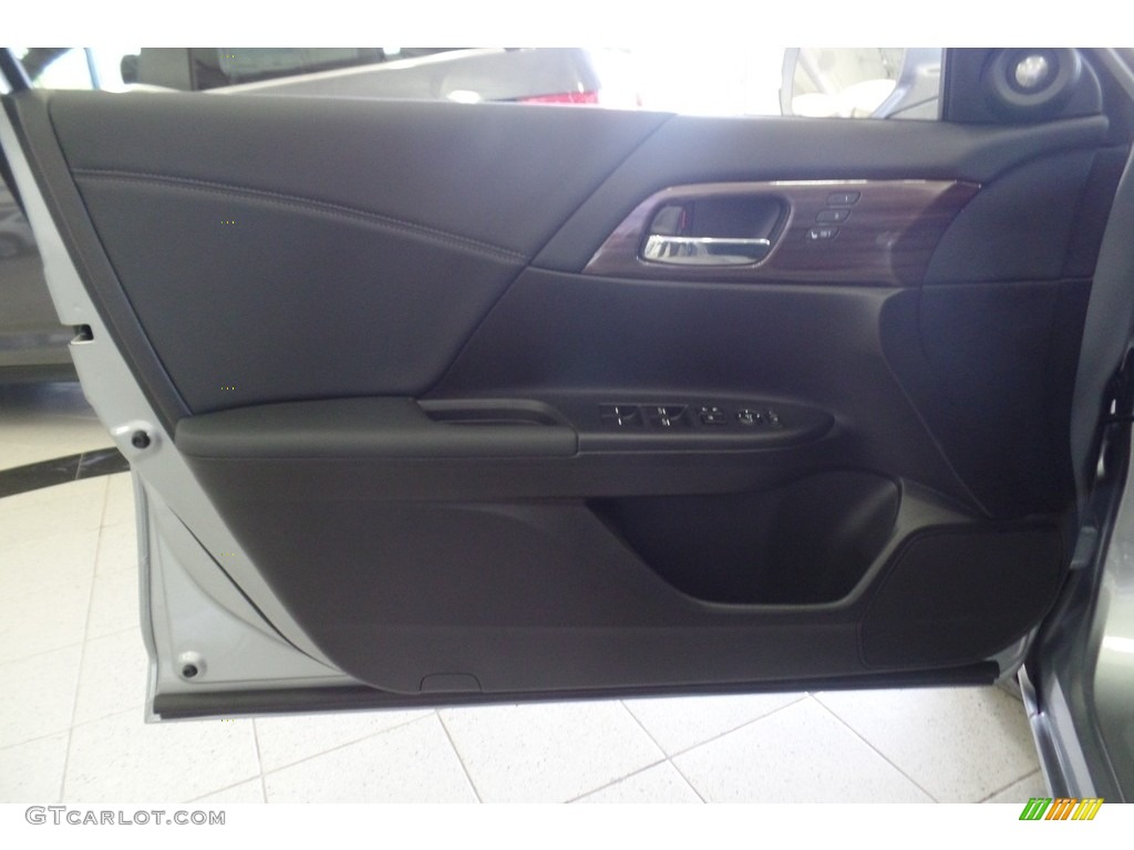 2017 Accord EX-L Sedan - Lunar Silver Metallic / Black photo #6