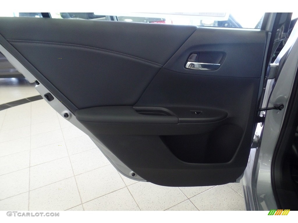 2017 Accord EX-L Sedan - Lunar Silver Metallic / Black photo #7