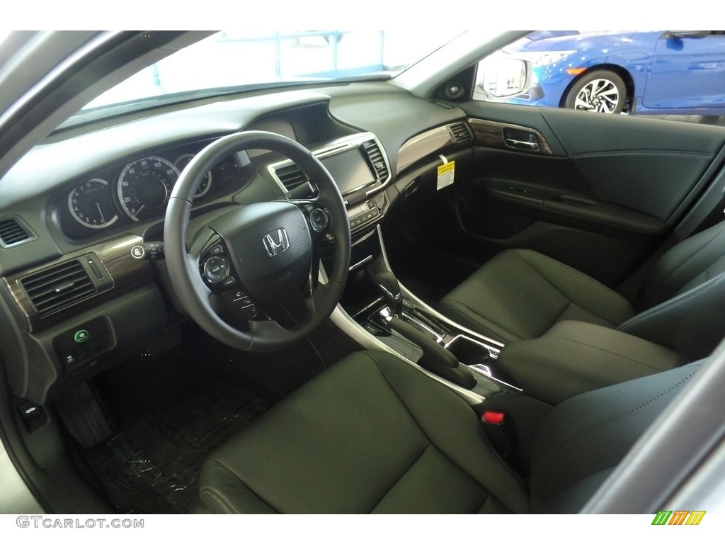 2017 Accord EX-L Sedan - Lunar Silver Metallic / Black photo #8