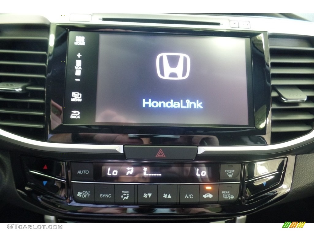 2017 Accord EX-L Sedan - Lunar Silver Metallic / Black photo #13