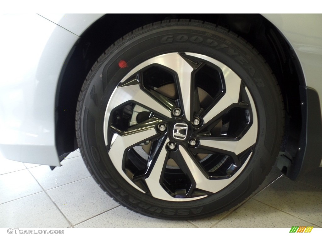 2017 Accord EX-L Sedan - Lunar Silver Metallic / Black photo #16