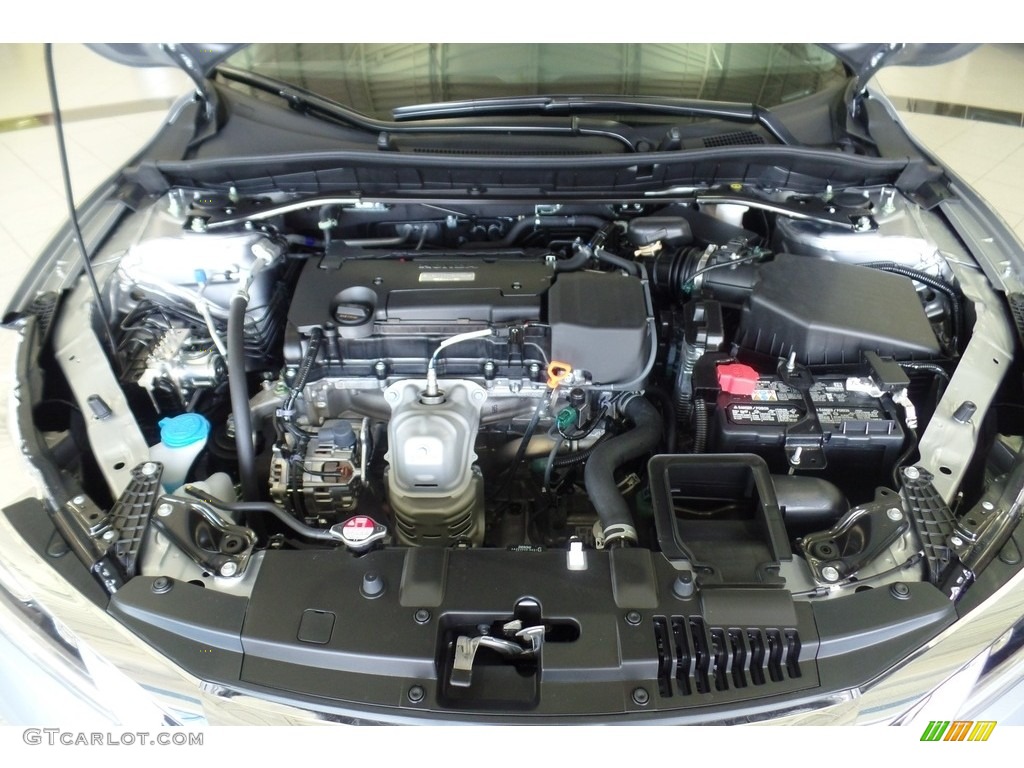 2017 Accord EX-L Sedan - Lunar Silver Metallic / Black photo #17