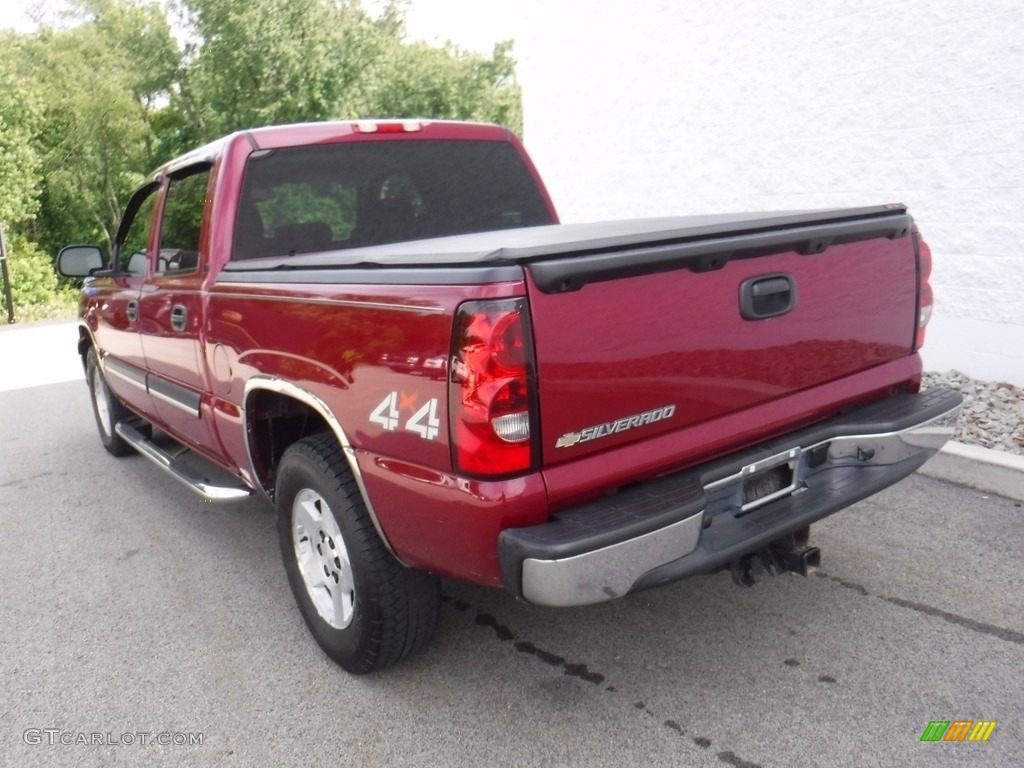 2006 Silverado 1500 LT Crew Cab 4x4 - Sport Red Metallic / Dark Charcoal photo #14