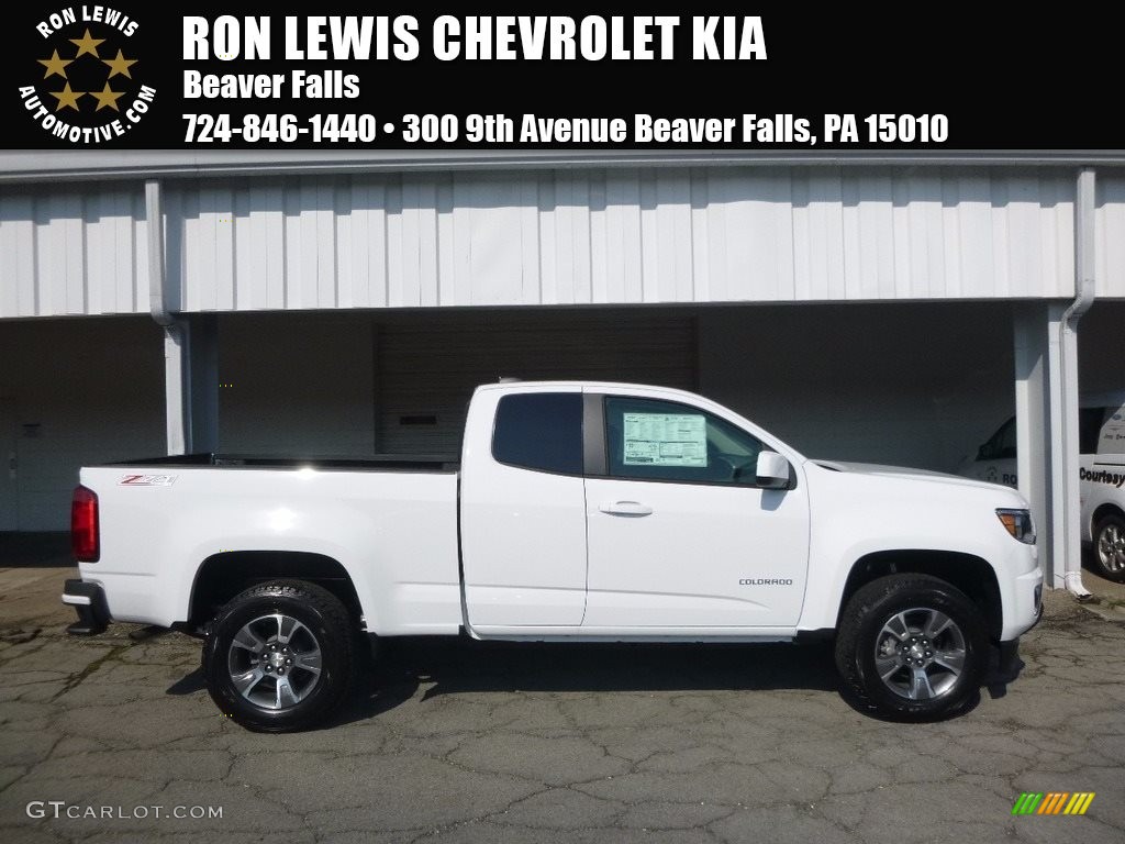 Summit White Chevrolet Colorado