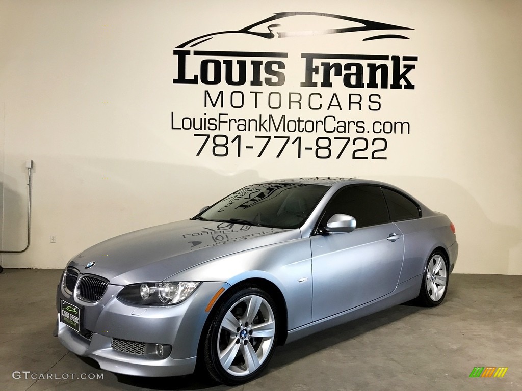 2010 3 Series 335i Coupe - Blue Water Metallic / Gray Dakota Leather photo #105