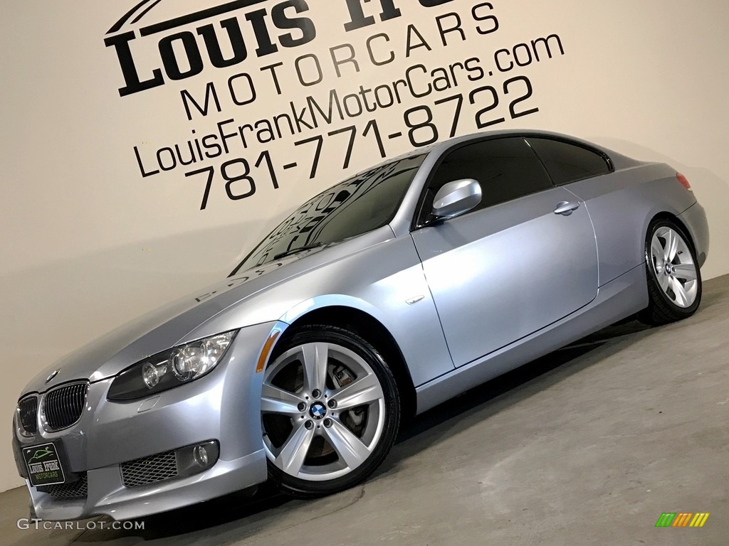 2010 3 Series 335i Coupe - Blue Water Metallic / Gray Dakota Leather photo #109