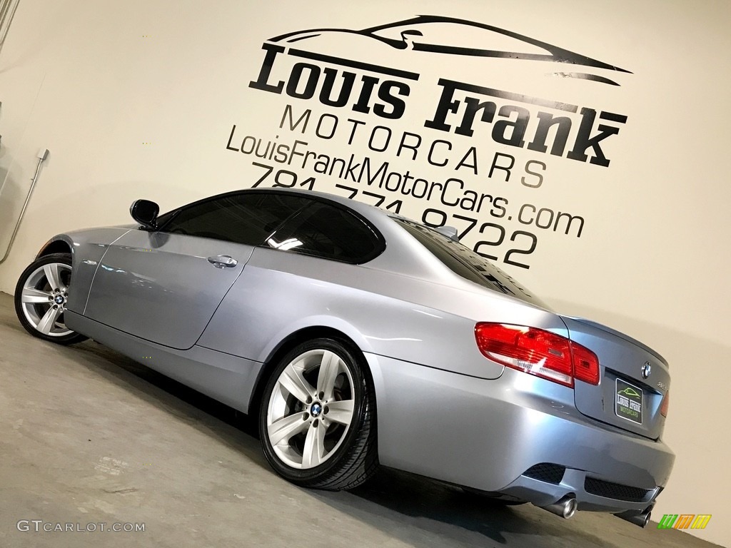 2010 3 Series 335i Coupe - Blue Water Metallic / Gray Dakota Leather photo #110