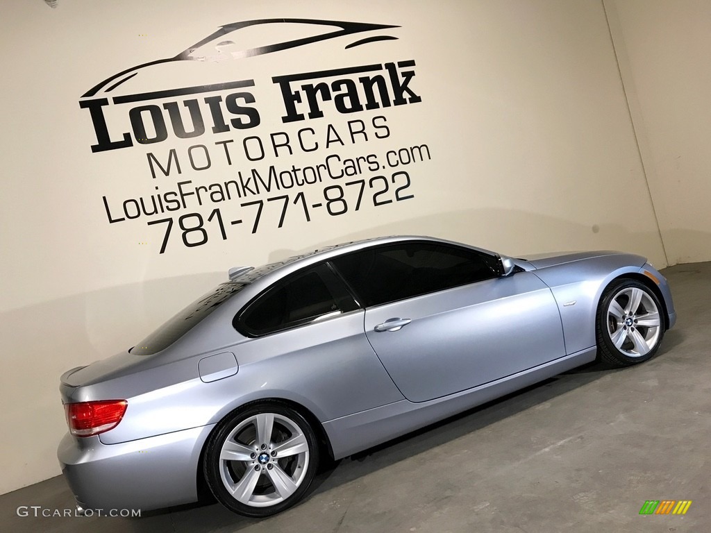 2010 3 Series 335i Coupe - Blue Water Metallic / Gray Dakota Leather photo #111