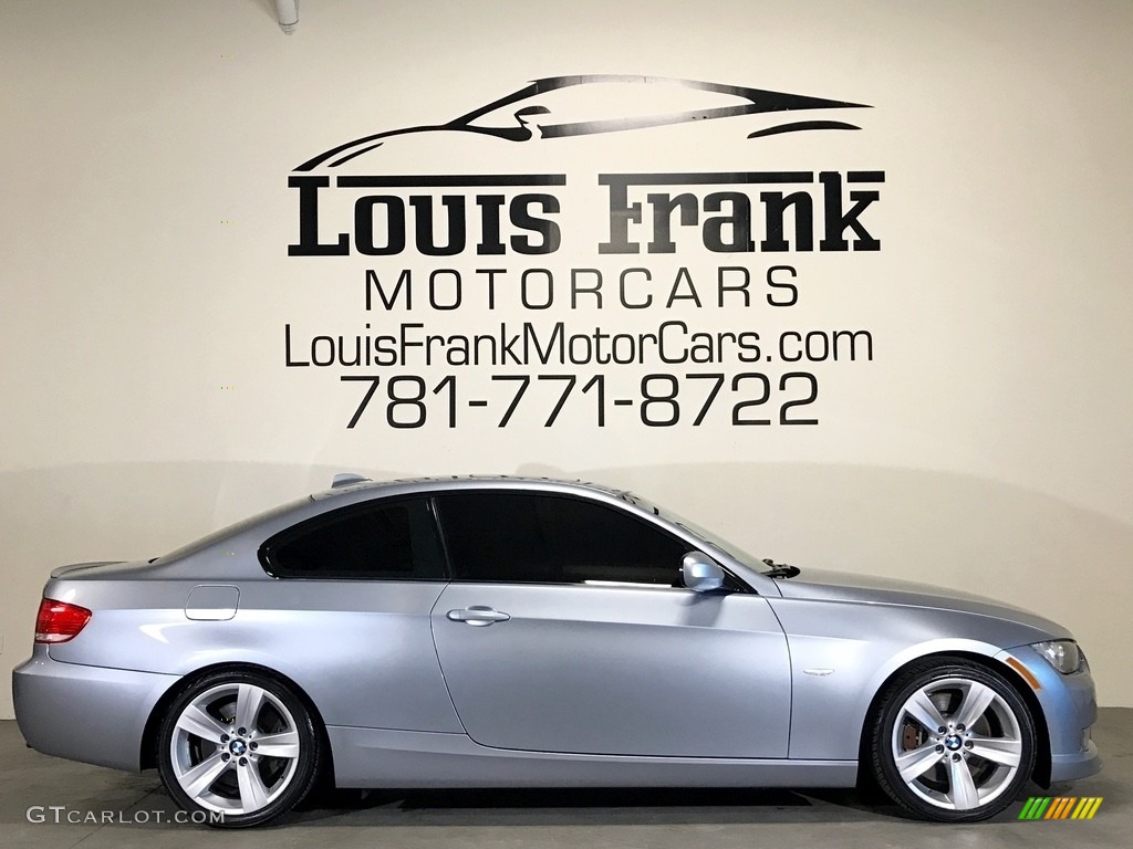 2010 3 Series 335i Coupe - Blue Water Metallic / Gray Dakota Leather photo #112