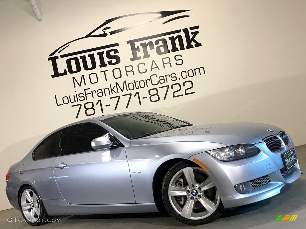 2010 3 Series 335i Coupe - Blue Water Metallic / Gray Dakota Leather photo #114