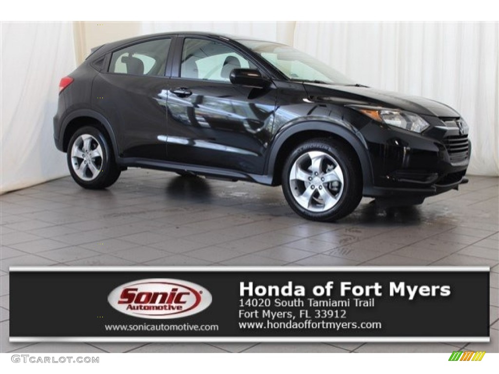 Crystal Black Pearl Honda HR-V