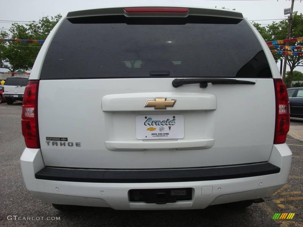 2007 Tahoe LTZ 4x4 - Summit White / Light Cashmere/Ebony photo #5
