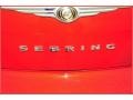 2008 Inferno Red Crystal Pearl Chrysler Sebring Touring Sedan  photo #6
