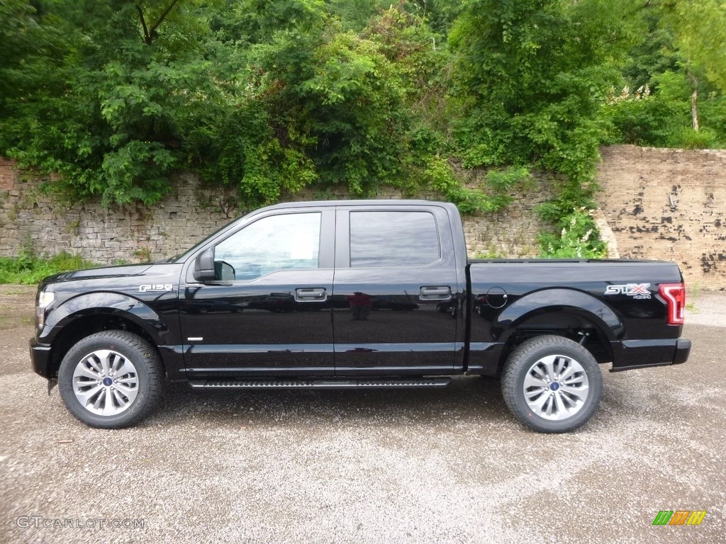 2017 F150 XL SuperCrew 4x4 - Shadow Black / Black photo #5