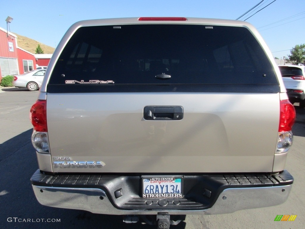 2008 Tundra Limited CrewMax - Desert Sand Mica / Beige photo #6