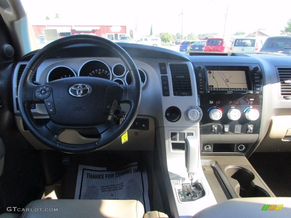 2008 Tundra Limited CrewMax - Desert Sand Mica / Beige photo #9