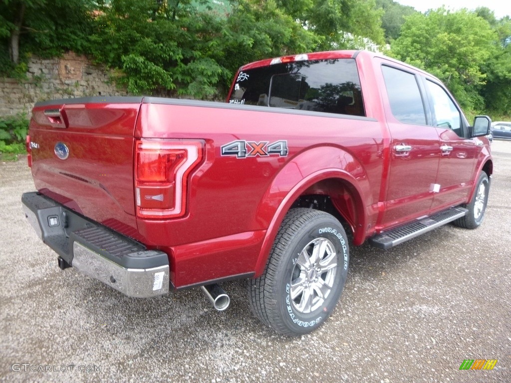 2017 F150 XLT SuperCrew 4x4 - Ruby Red / Black photo #2